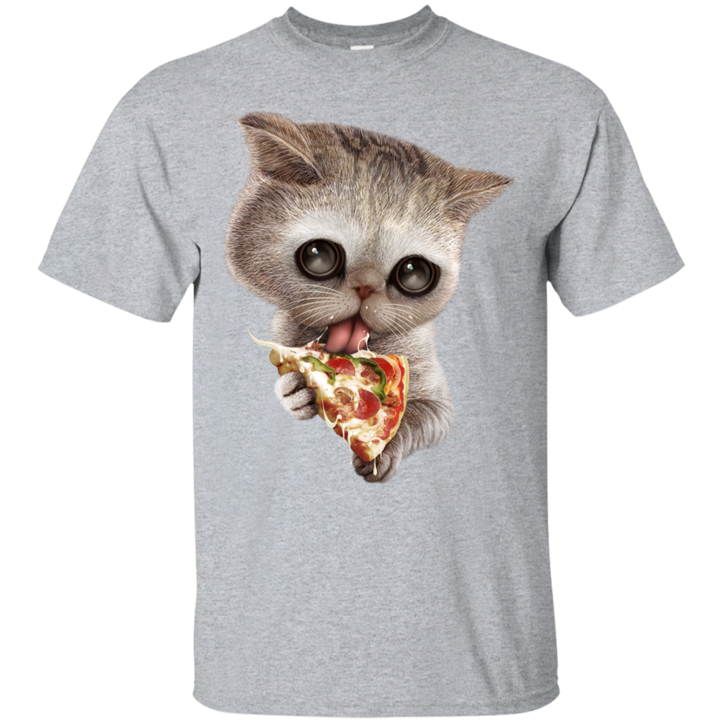 cat loves pizza sweatshirt T-Shirt