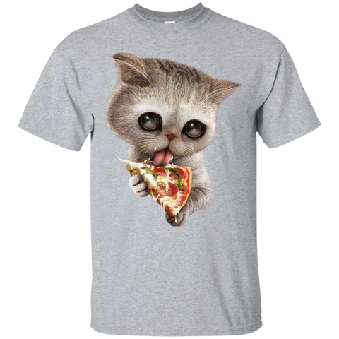 cat loves pizza sweatshirt T-Shirt
