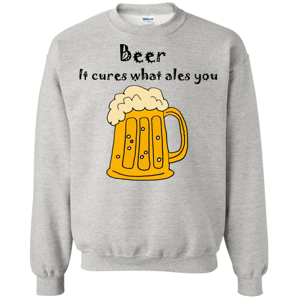 cool funny beer cures what ales you T-Shirt