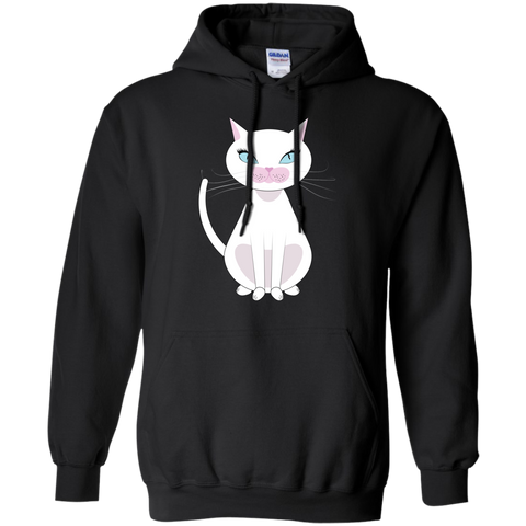 cartoon white cat sweatshirt T-Shirt