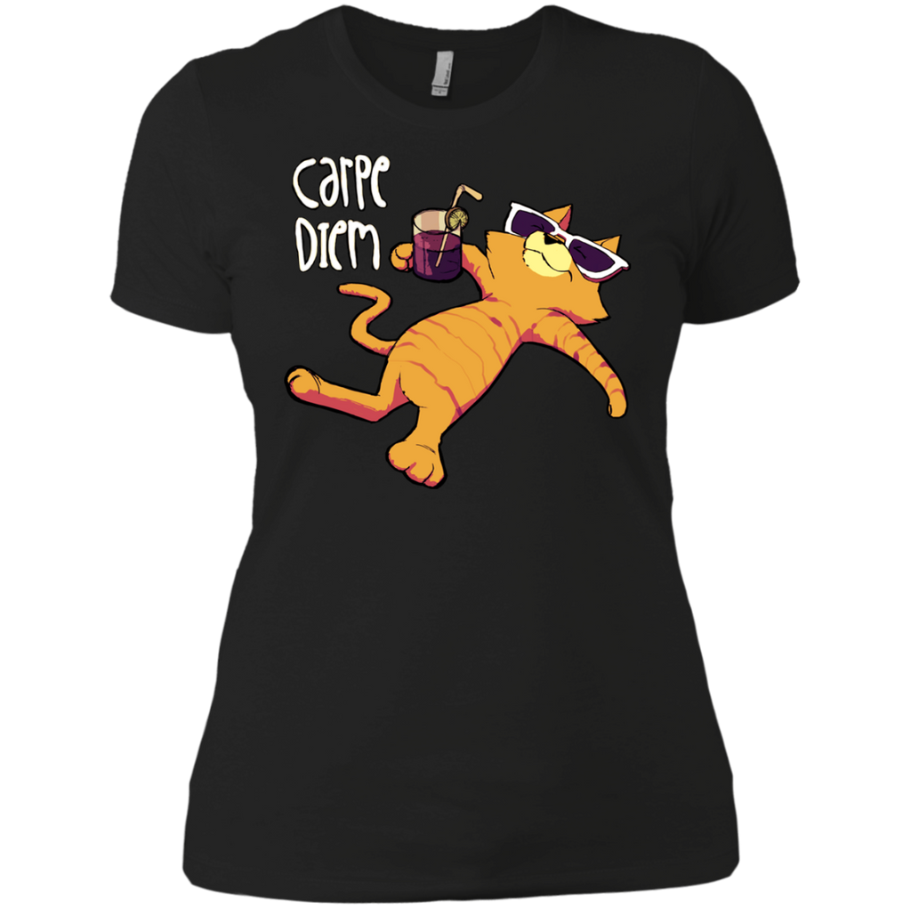 carpe diem cat style T-Shirt