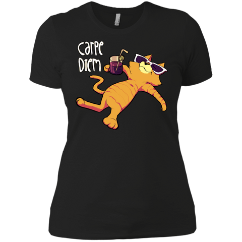 carpe diem cat style T-Shirt