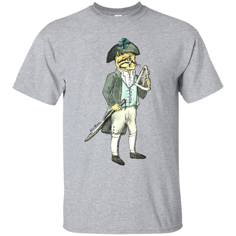 captain cat with a sword and sextant sweatshirt T-Shirt