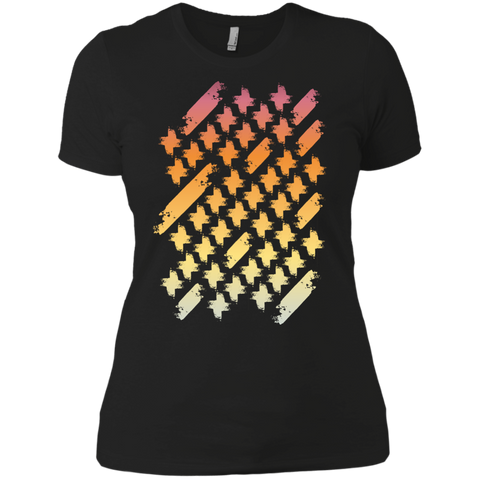 colorful sunset painted crosses and pattern art sweatshirt T-Shirt