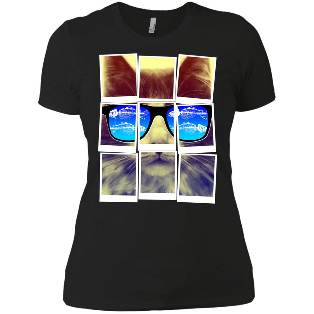 cool cat photo t- T-Shirt