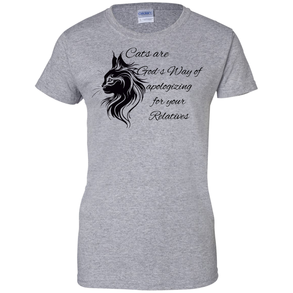 cats are god´s way of ...  T-Shirt