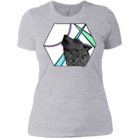 colourful wolfe matching family T-Shirt