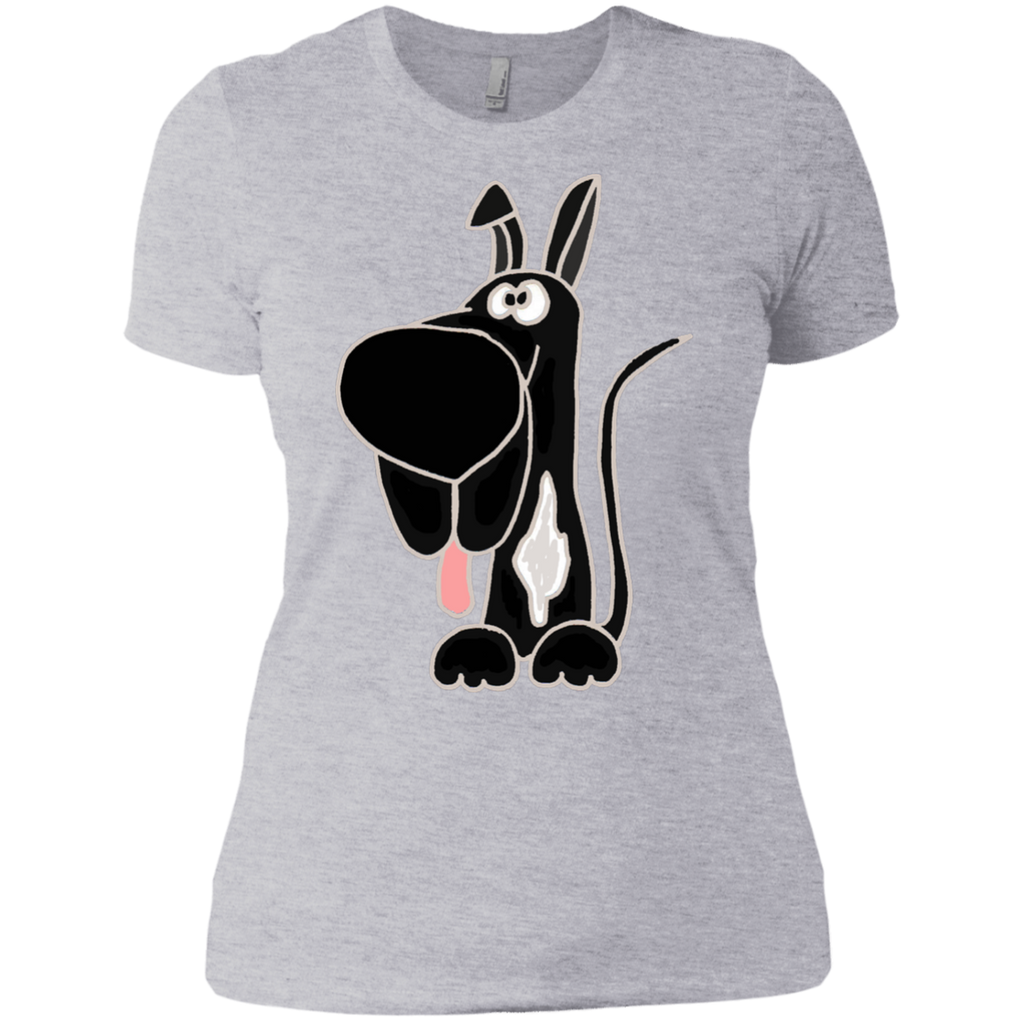 funny cute black great dane dog art T-Shirt