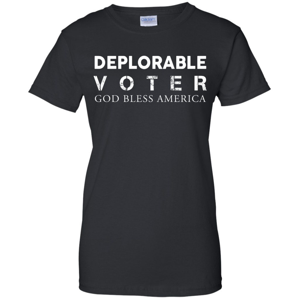 deplorable voter god bless america T-Shirt