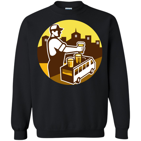bartender beer city van circle retro T-Shirt