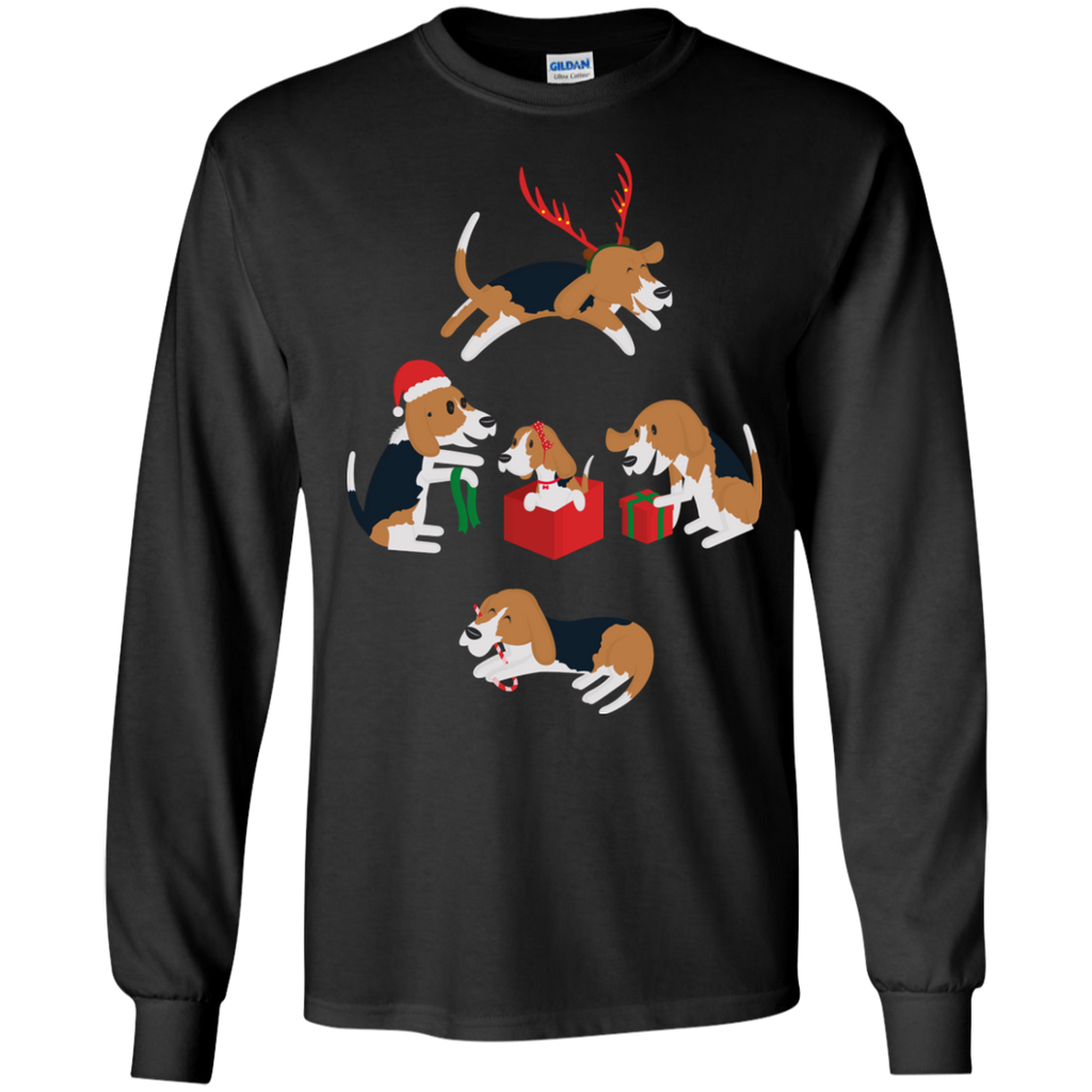 beagle christmas holiday sweater T-Shirt