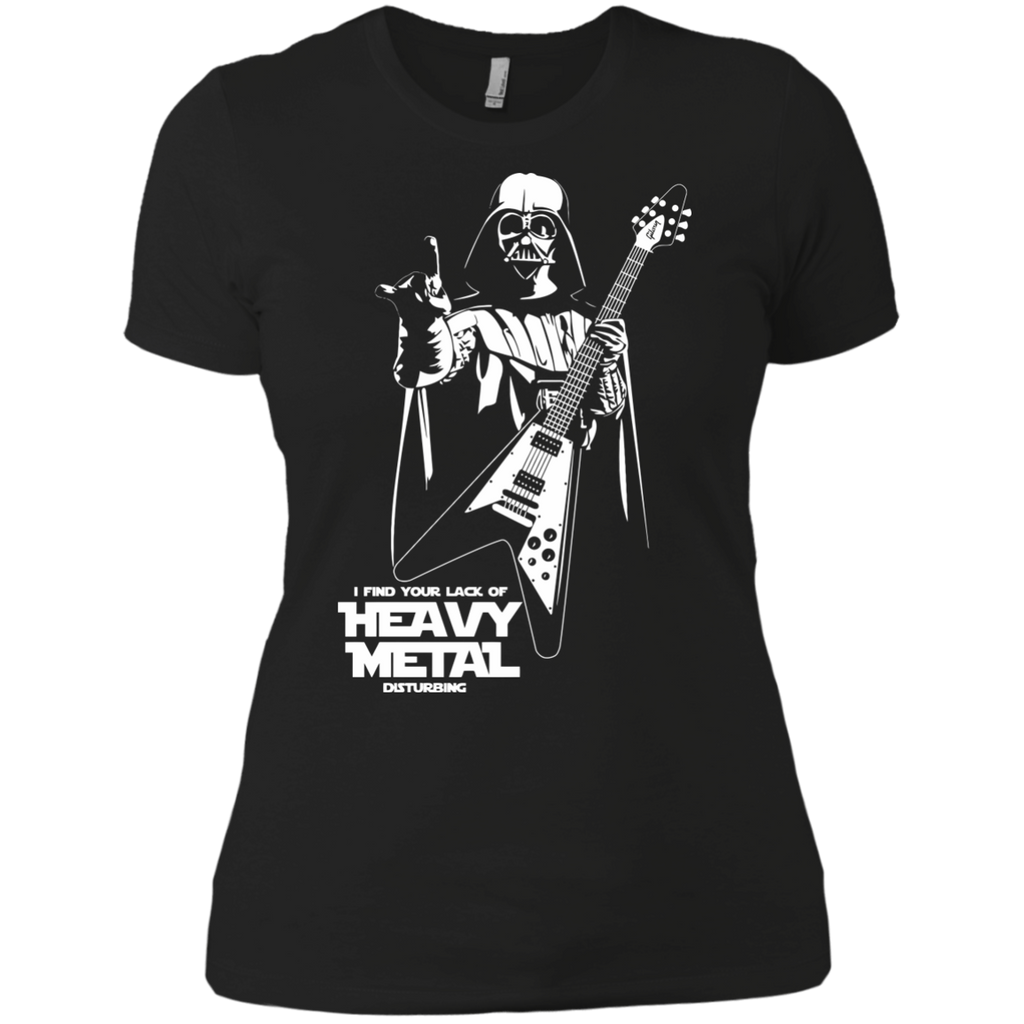 funny star wars i find your lack of heavy metal flying v guitar T-Shirt