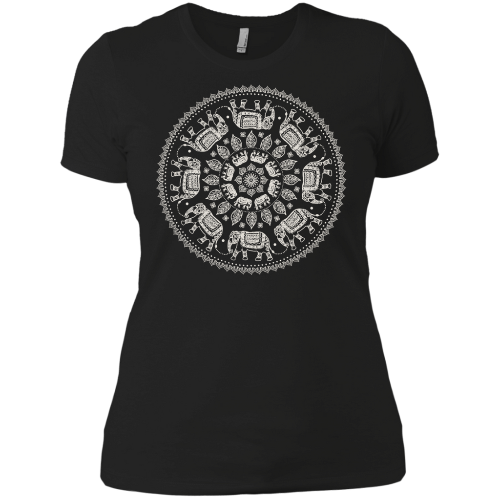 elephant mandala (on dark) sweatshirt T-Shirt