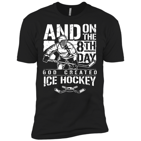 and on the 8th day god created ice hockey T-Shirt