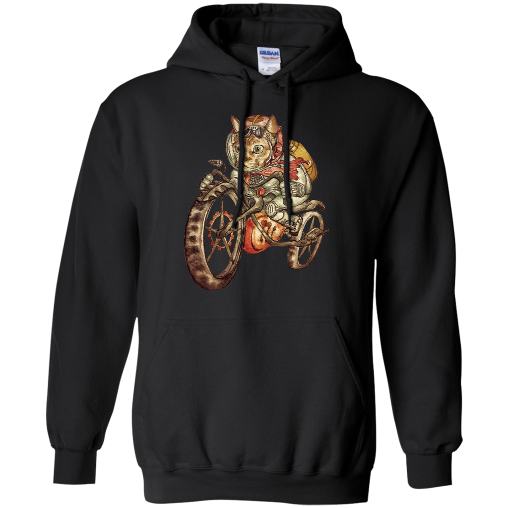 berserk steampunk motorcycle cat t- T-Shirt
