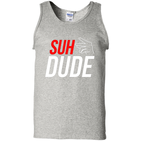 Popular Suh Dude Sup Dude Funny Meme Gift T-Shirt G220 Gildan 100% Cotton Tank Top