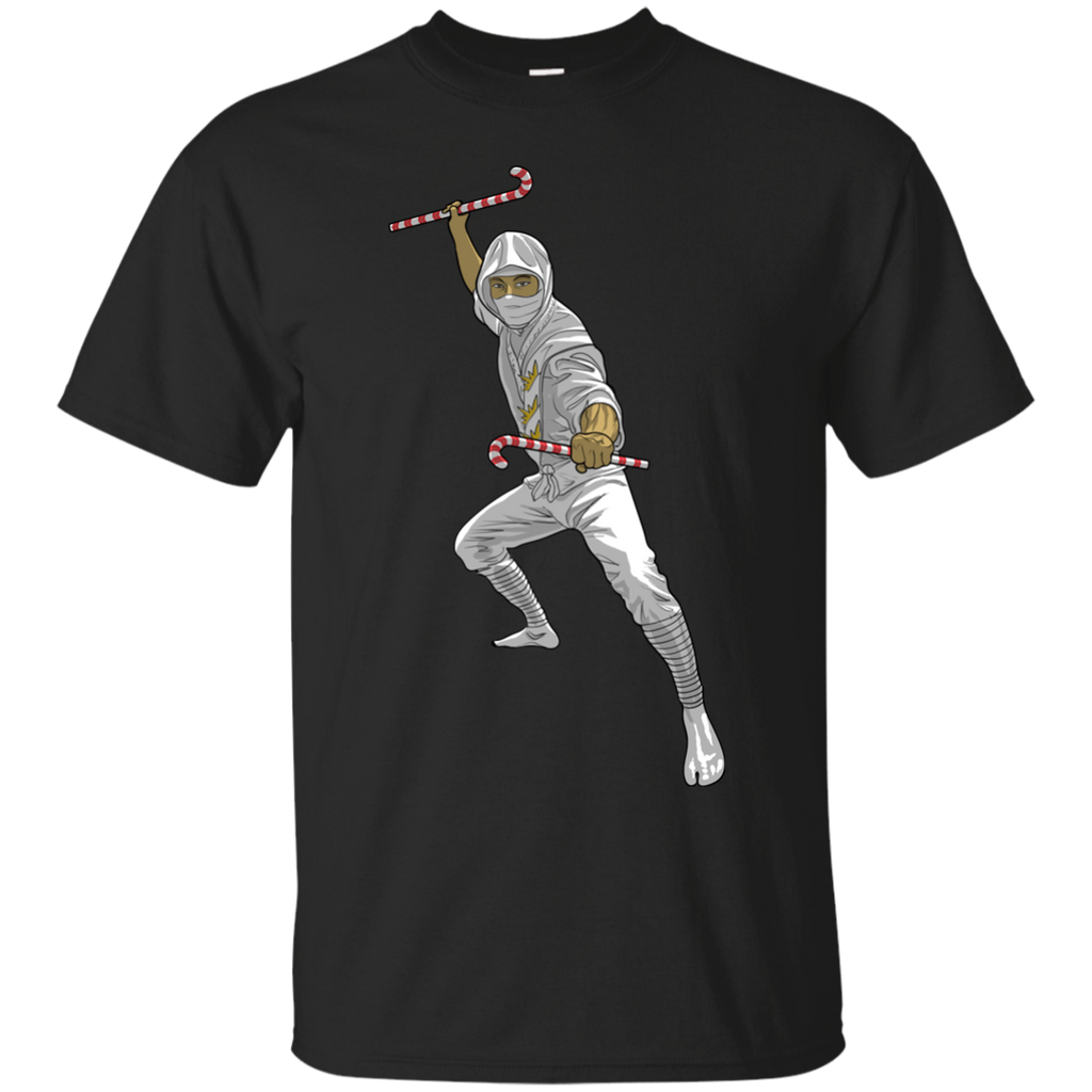christmas ninja black and white holiday sweater T-Shirt