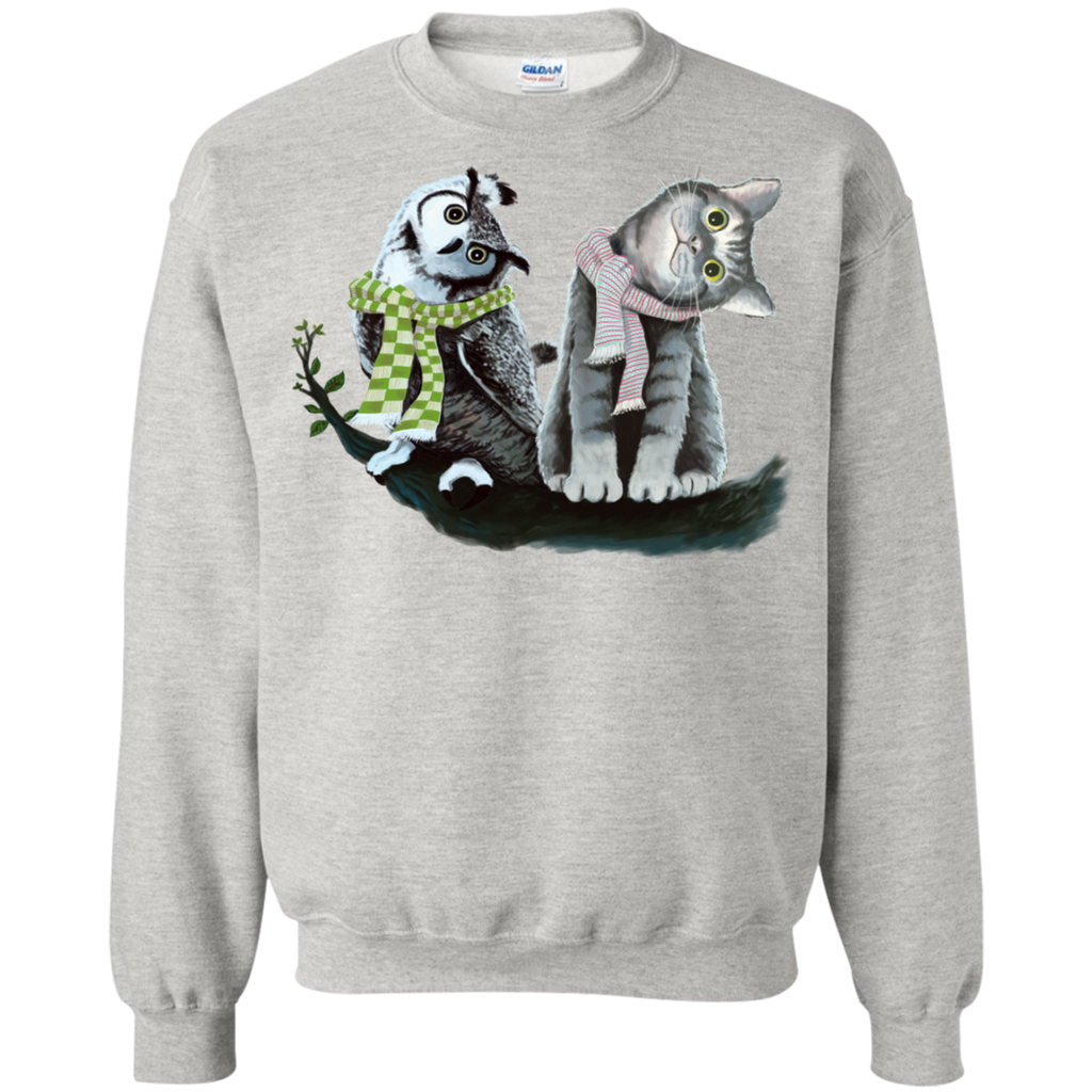 cat and owl sweatshirt T-Shirt