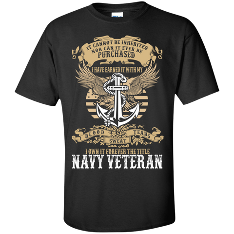 it can not be inherited nor can it ever be purchase i have earned it with my blood, sweat and tears i own it forever the title T-Shirt