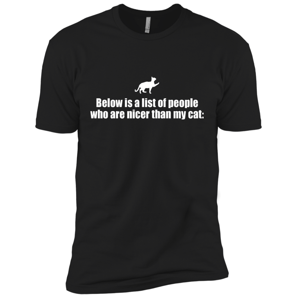 below is a list of people - cat sweatshirt T-Shirt