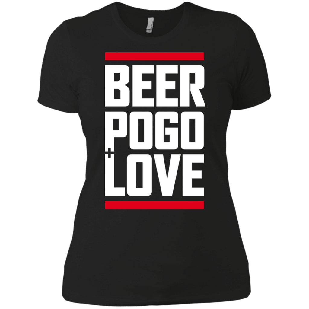 beer, pogo & love black T-Shirt
