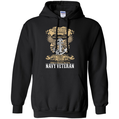it cannot be inherited...i have earned it with my...navy veteran T-Shirt