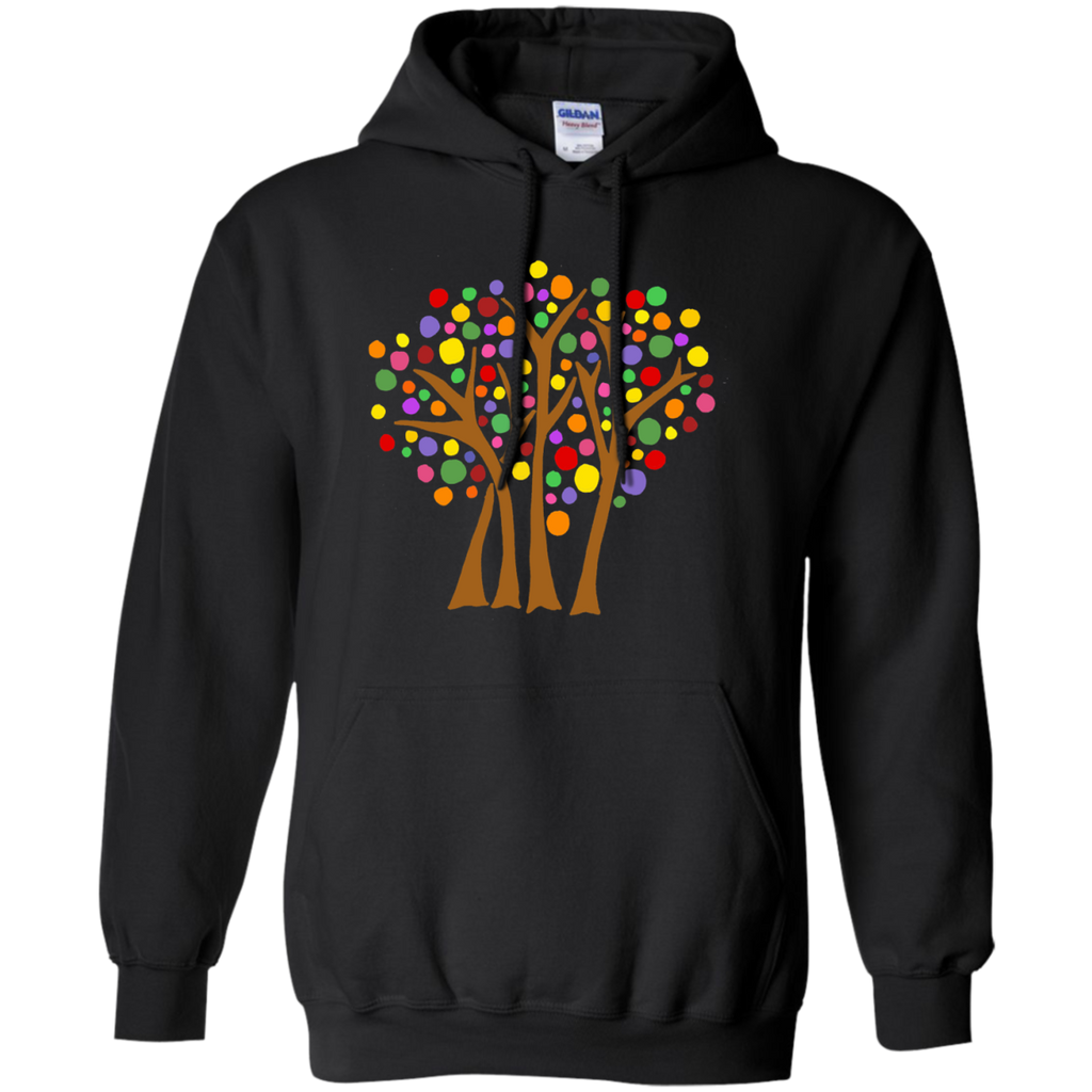 colorful bold trees abstract art nature sweatshirt T-Shirt