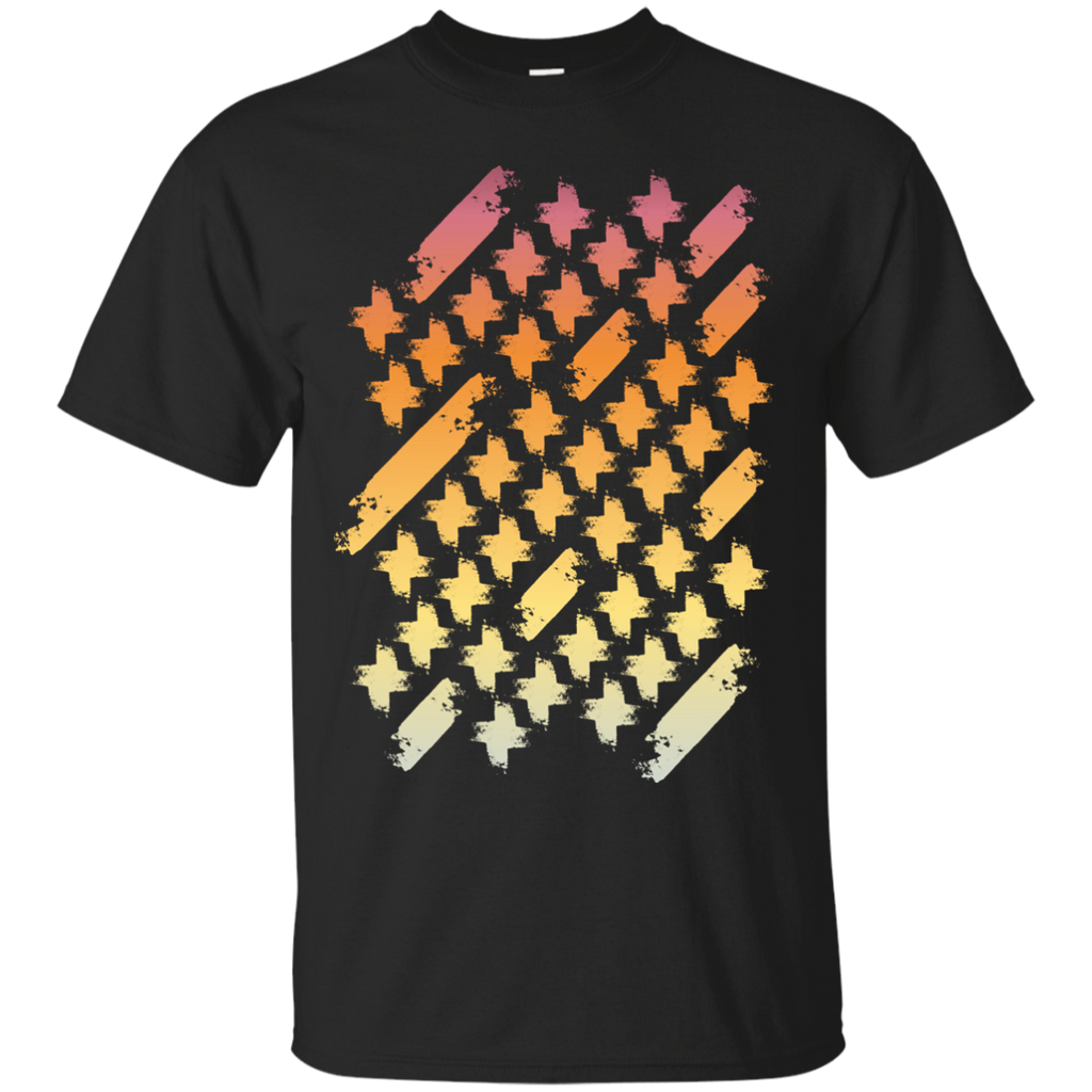 colorful sunset painted crosses and pattern art sweatshirt T-Shirt