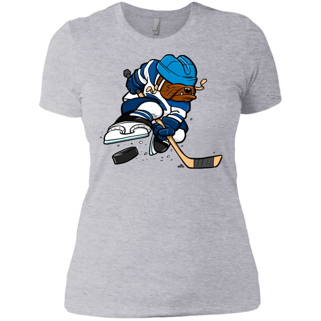ice hockey cartoon dog T-Shirt