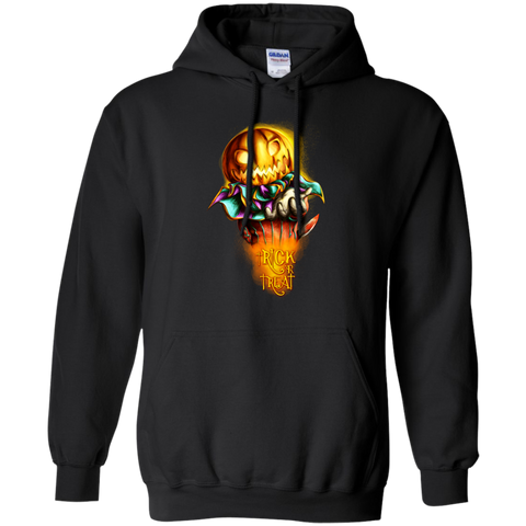 jack is coming to town halloween Pullover Hoodie 8 oz
