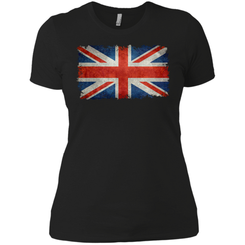 flag of uk the union jack in vintage retro style T-Shirt