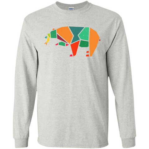 fishing bear colourful vintage T-Shirt