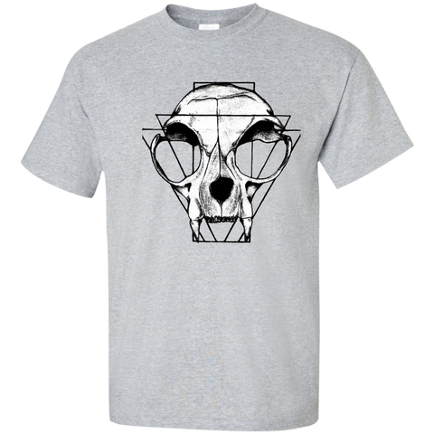 cat skull t- T-Shirt