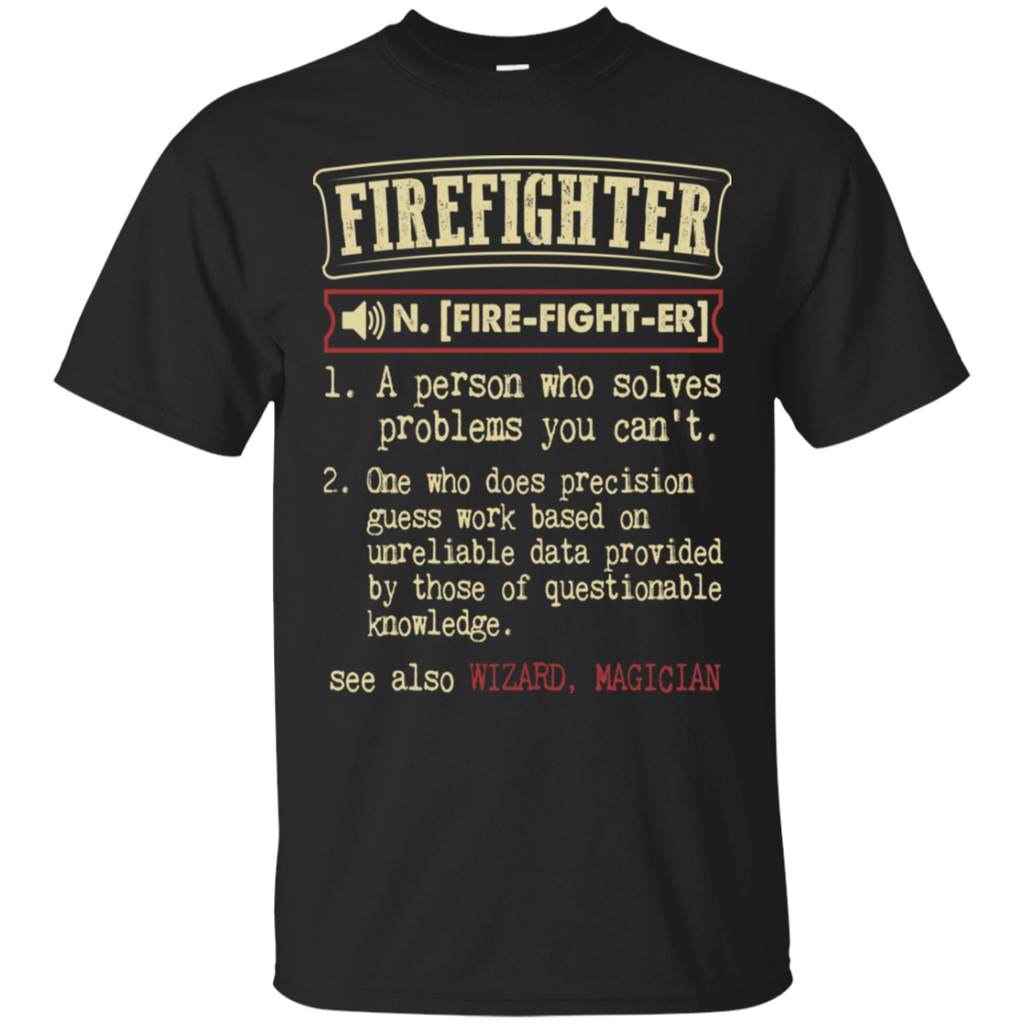 firefighter funny dictionary term T-Shirt