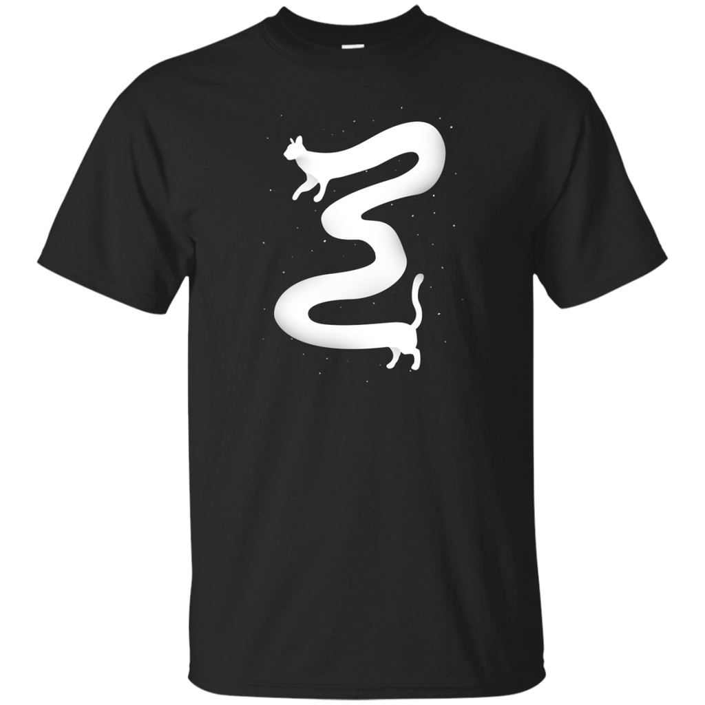 follow the white cat t- T-Shirt