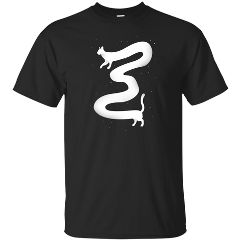 follow the white cat t- T-Shirt