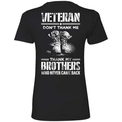 best seller veteran don't thank me T-Shirt