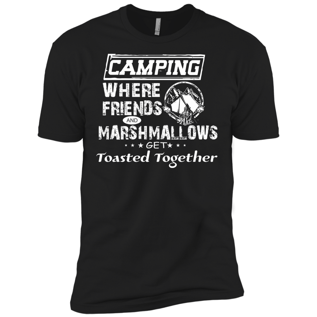 camping where friends and marshmallows get toasted together T-Shirt