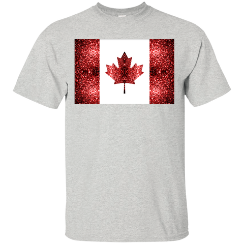 canada flag red sparkles T-Shirt