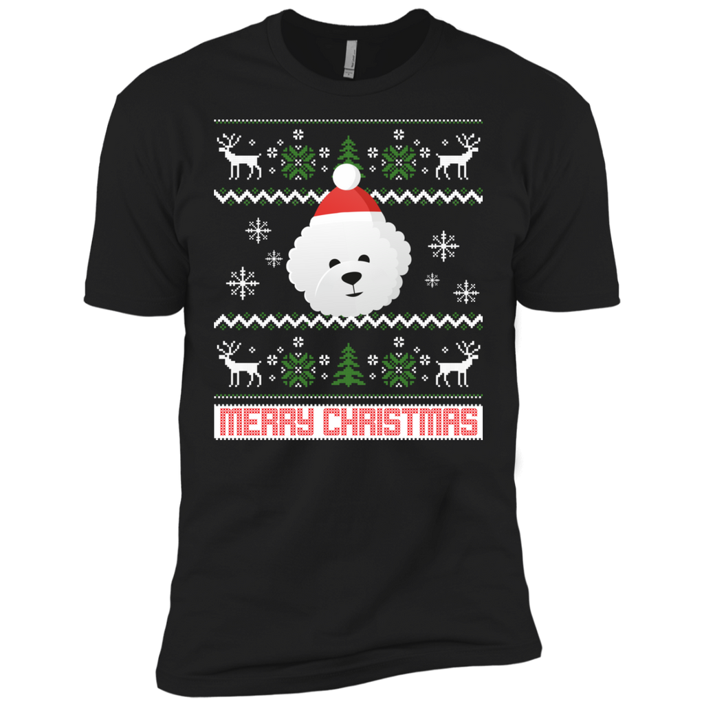 bichon frise santa snow ugly christmas sweater T-Shirt