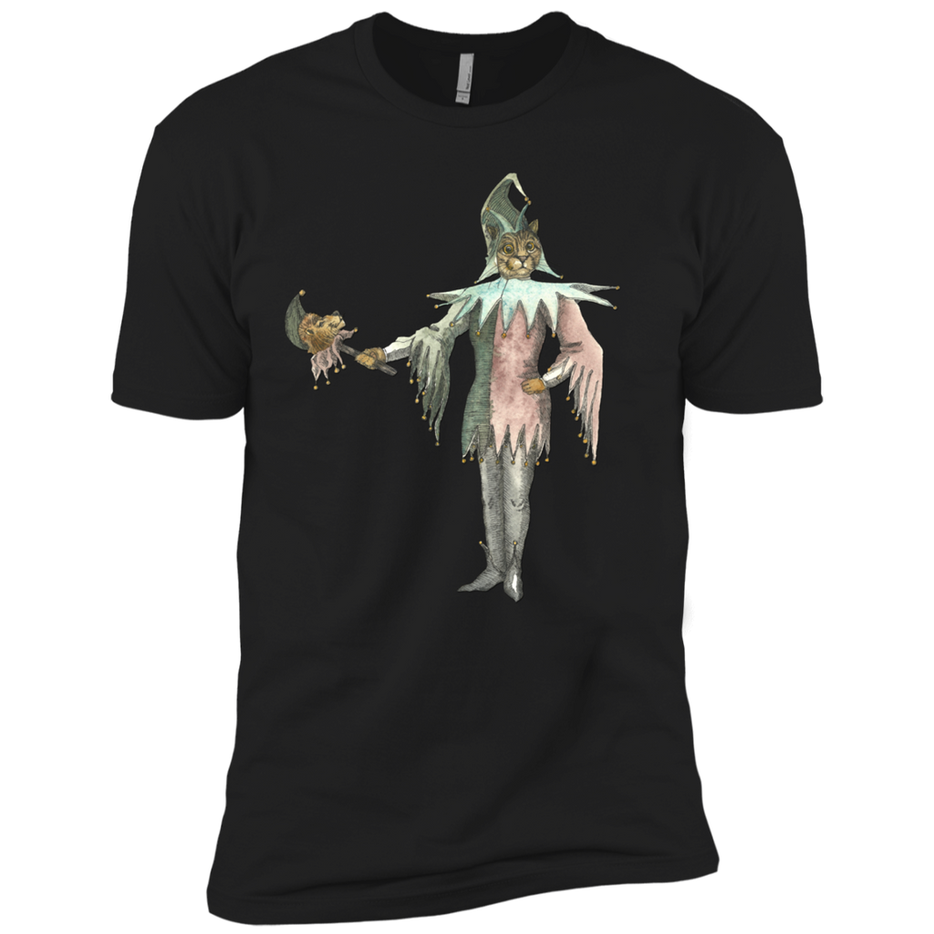 clown cat with lion stick t- T-Shirt