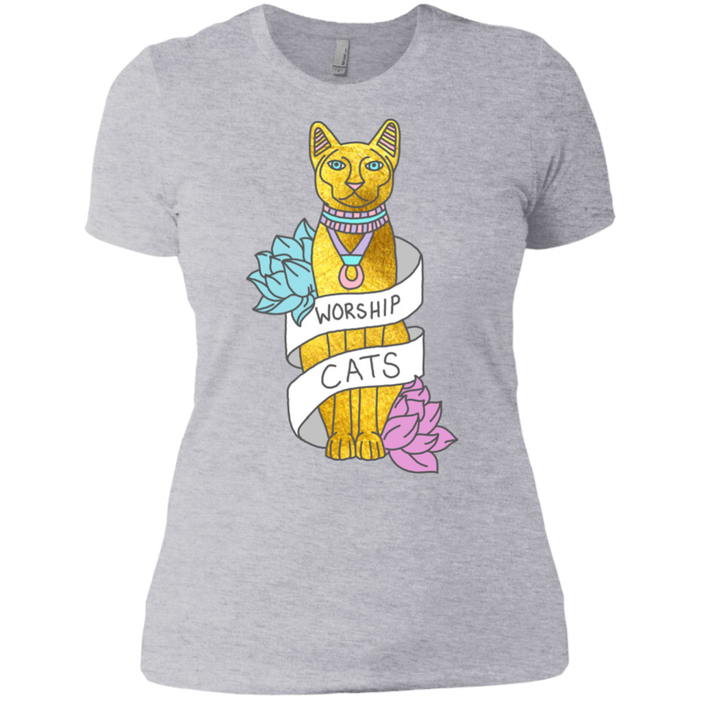 cats egypt pyramid gold kitten pets tabby tumblr gold typography sweatshirt T-Shirt