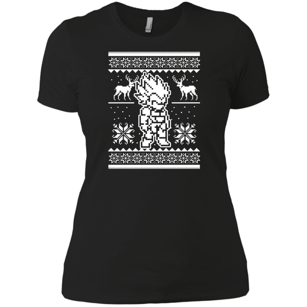 christmas saiyan prince ugly sweater holiday sweater T-Shirt