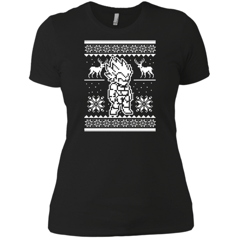 christmas saiyan prince ugly sweater holiday sweater T-Shirt