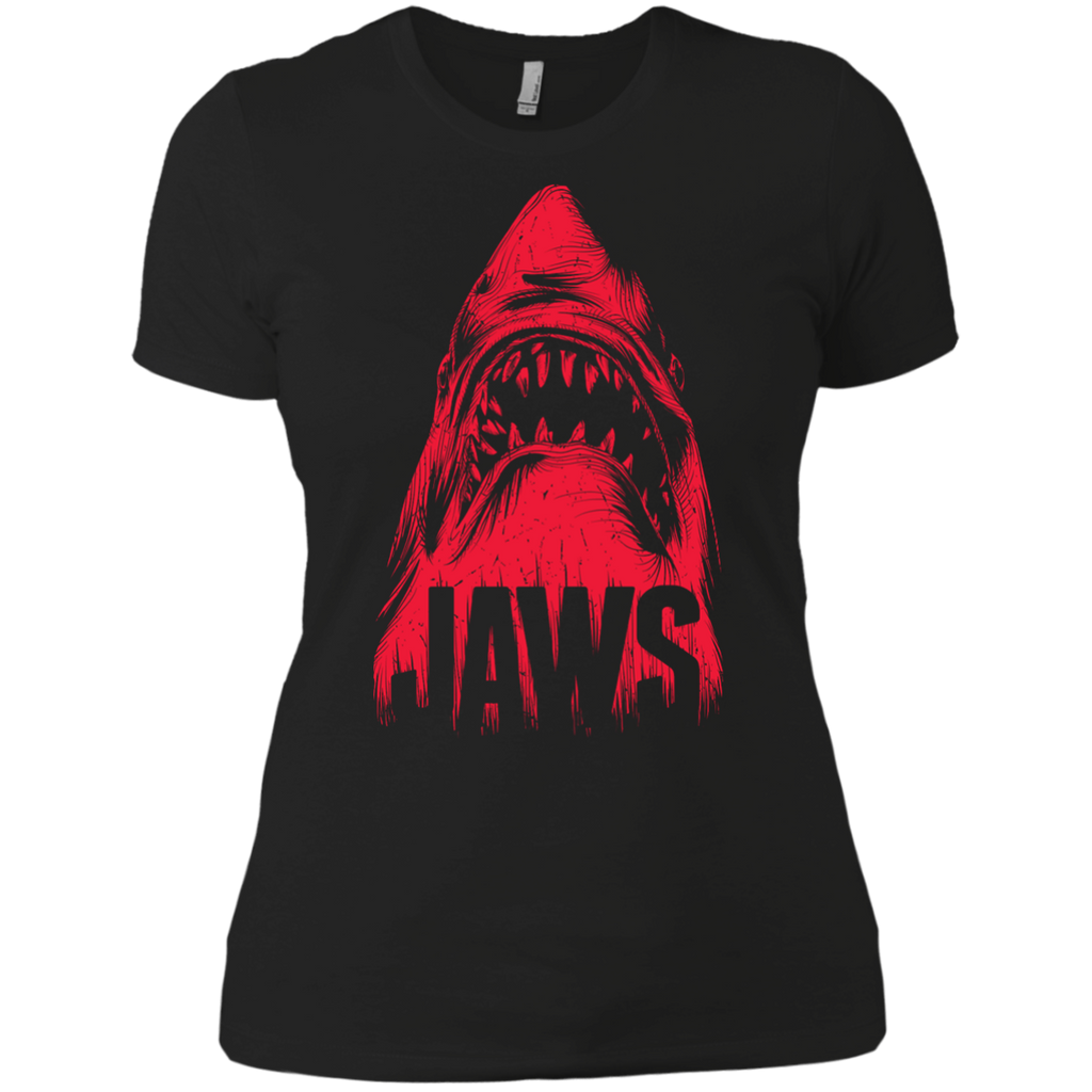 jaws halloween Next Level Ladies Boyfriend Tee