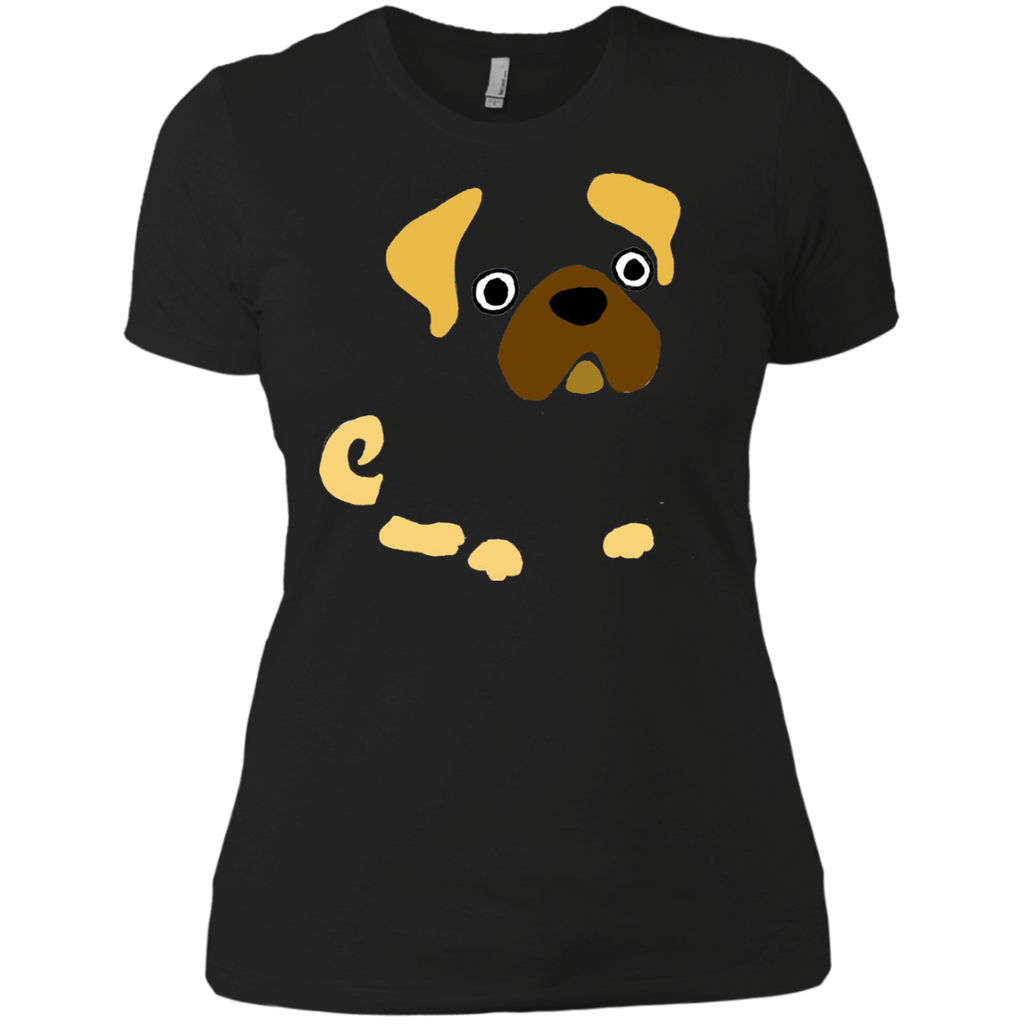 cool funny funky pug dog abstract T-Shirt