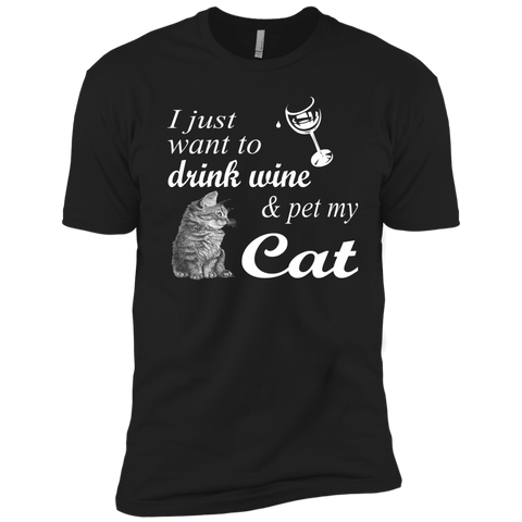 drink wine & pet my cat T-Shirt