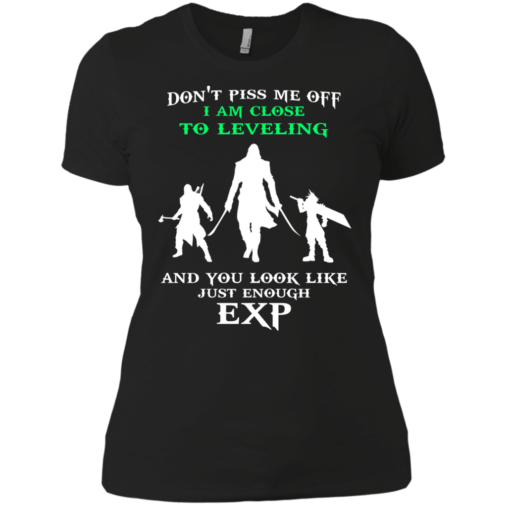 don't piss me off i am close to leveling and you look like just enough exp T-Shirt