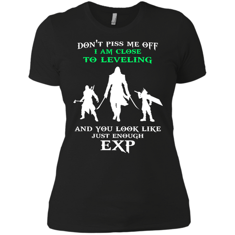 don't piss me off i am close to leveling and you look like just enough exp T-Shirt