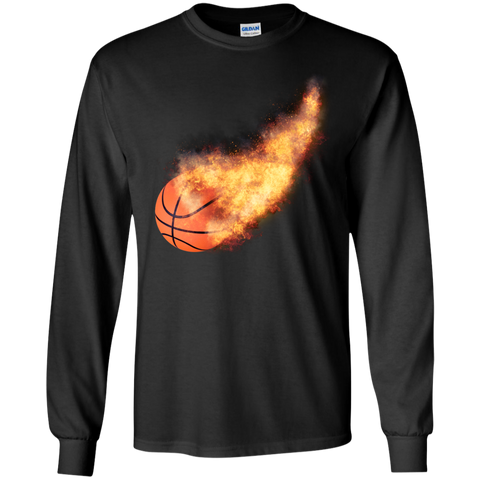 flaming basketball T-Shirt